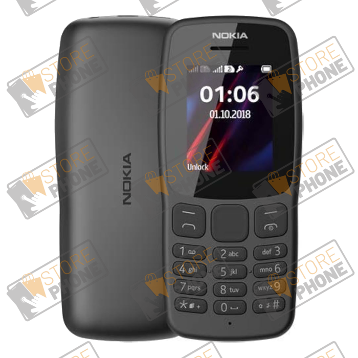 Nokia 106 Double SIM 2018 Noir