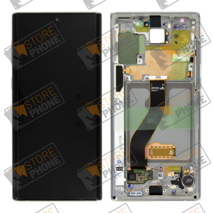 Ecran Complet OLED Samsung Galaxy Note 10 SM-N970 Blanc