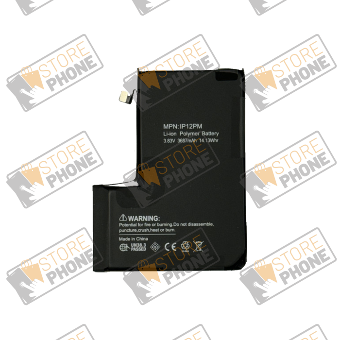 Batterie PREMIUM 3687mAh Sans Message D'erreur Apple iPhone 12 Pro Max