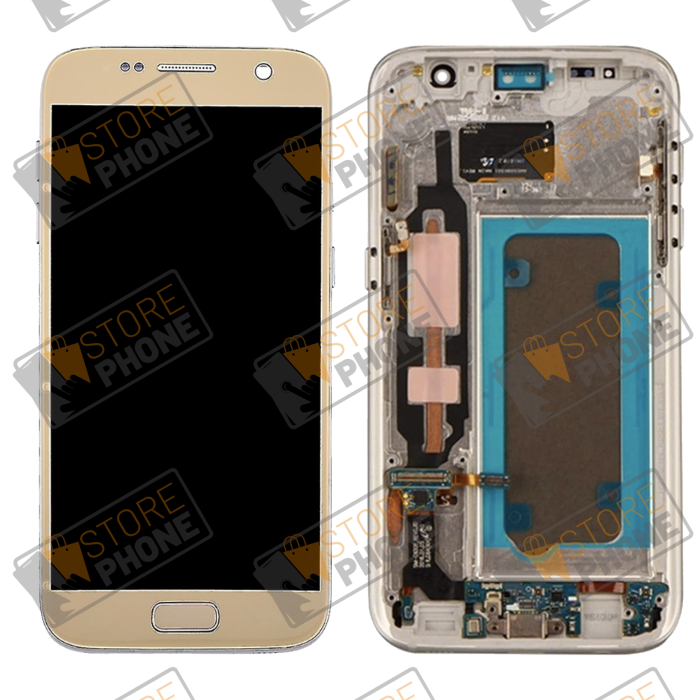 Ecran Complet Samsung Galaxy S7 SM-G930 Or